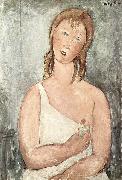 Amedeo Modigliani Machen im Hemd oil painting reproduction